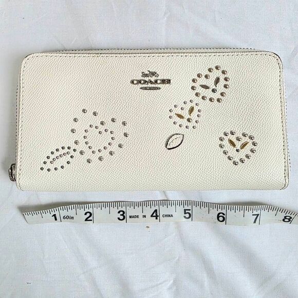 Coach F22314 Studded Pebble Leather Hobo & Wallet Set - Picture 2 of 16